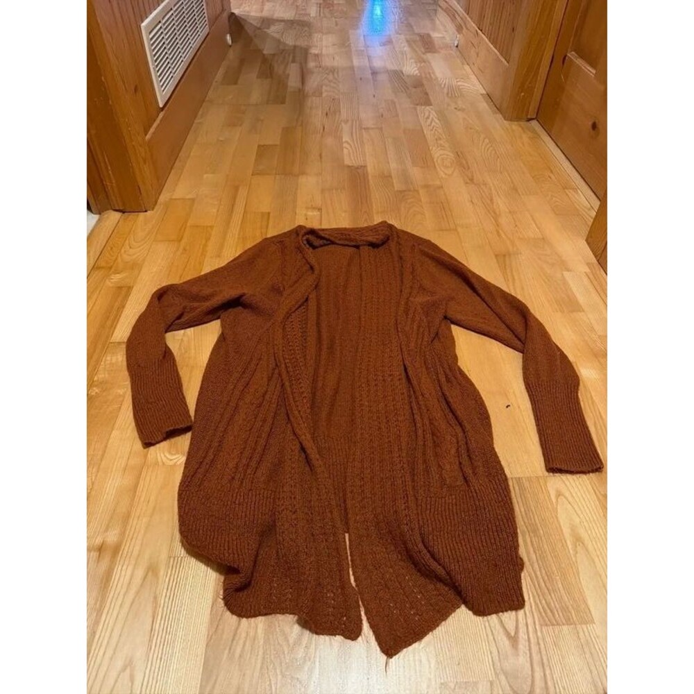 Women’s Plus Sized Sweater Cardigan - Torrid size 3 - Burnt Orange